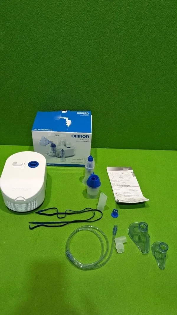 OMRON X102 Total Nebulizador para niños y adultos con lavado nasal 2 en 1 - Imagen 2
