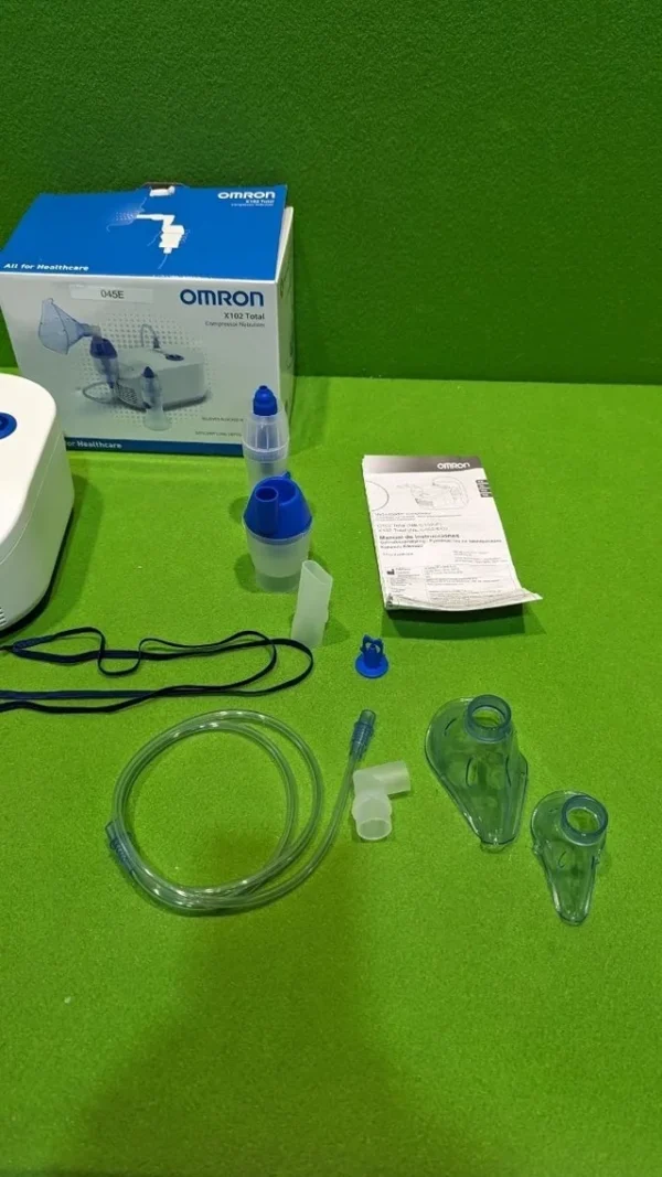 OMRON X102 Total Nebulizador para niños y adultos con lavado nasal 2 en 1 - Imagen 3