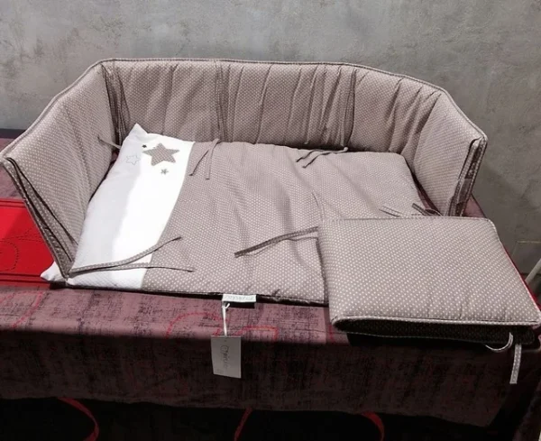 Vestidura para minicuna pirulos