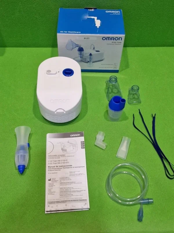 Omron - Nebulizador X102 con lavado nasal 2 en 1 - Imagen 2