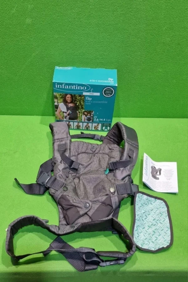  Portabebés Infantino Flip Advanced 4 en 1 con babero - Imagen 2