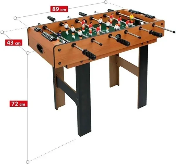 Mesa 4 juegos en 1: Billar, ping-pong, hockey y futbolín - Imagen 11