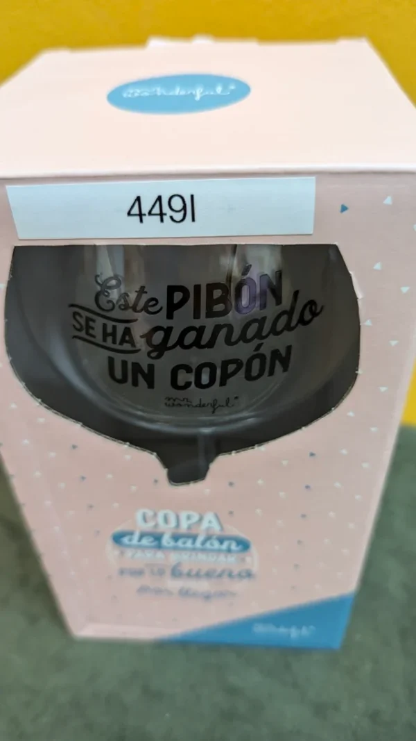 Mr. Wonderful Copa de balón de Vidrio - Imagen 4