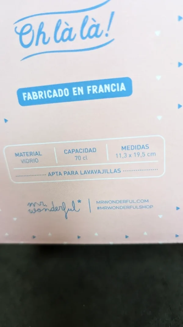 Mr. Wonderful Copa de balón de Vidrio - Imagen 7