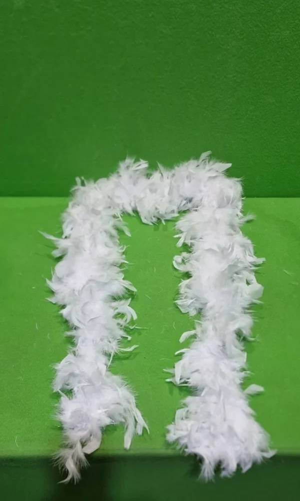 Boa de plumas blancas - Imagen 2