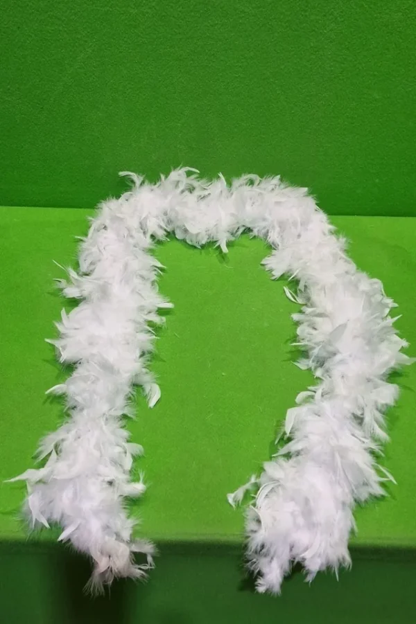 Boa de plumas blancas - Imagen 3