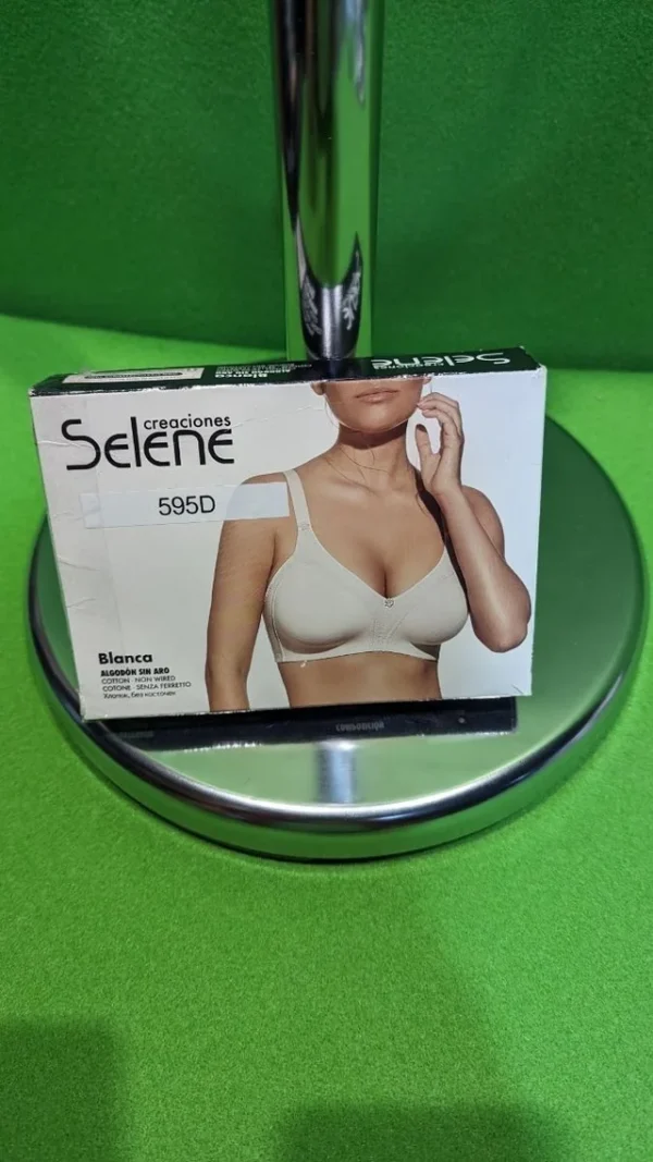 Selene Sujetador Blanca Preformado Algodon - Imagen 10